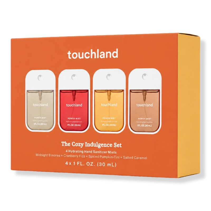 Touchland Cozy Indulgence Hand Sanitizer 4-Set
