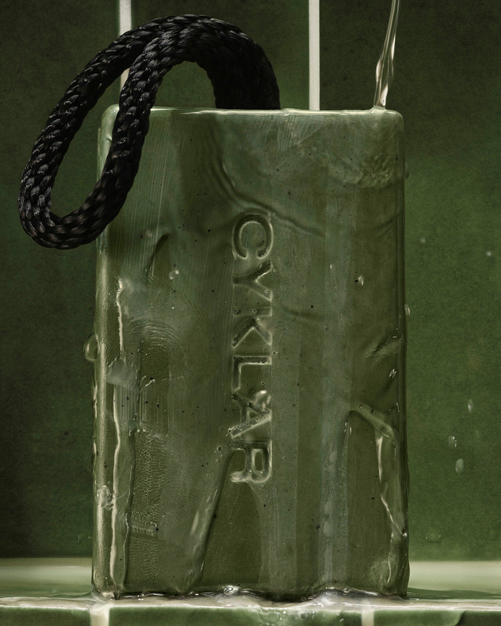 CYKLAR Bergamot Bond Soap on a Rope Exfoliating Bar