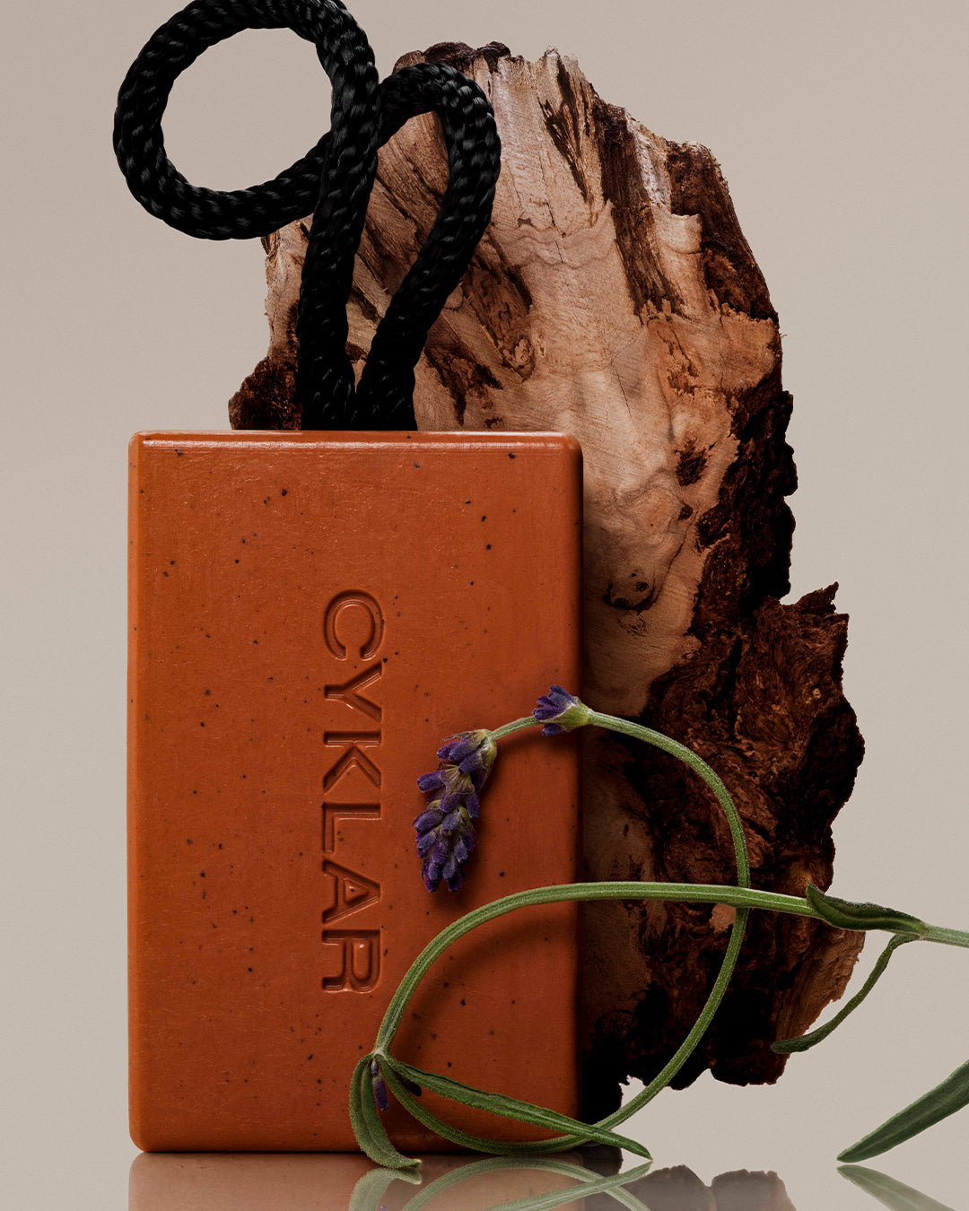 CYKLAR Cedar Supreme Soap on a Rope Exfoliating Bar