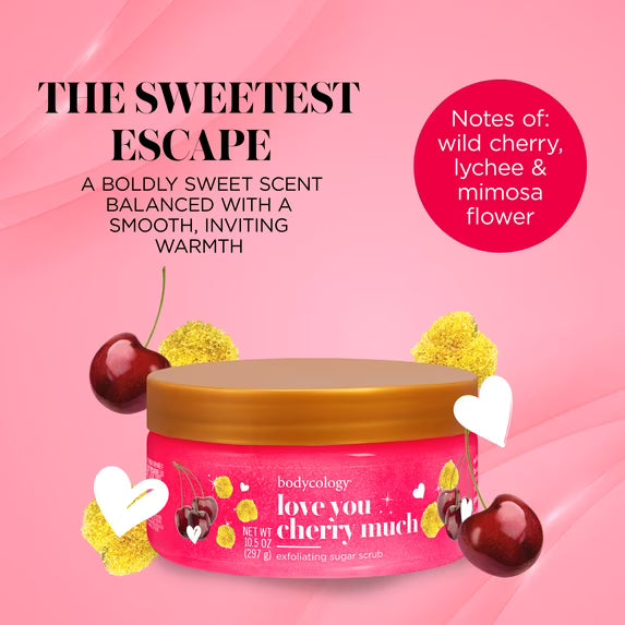 Bodycology Love You Cherry Much Exfoliating Sugar Scrub