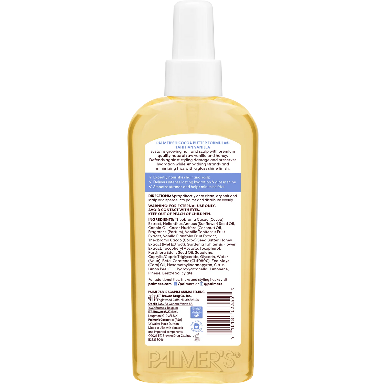Palmer's Tahitian Vanilla Hair & Scalp Oil