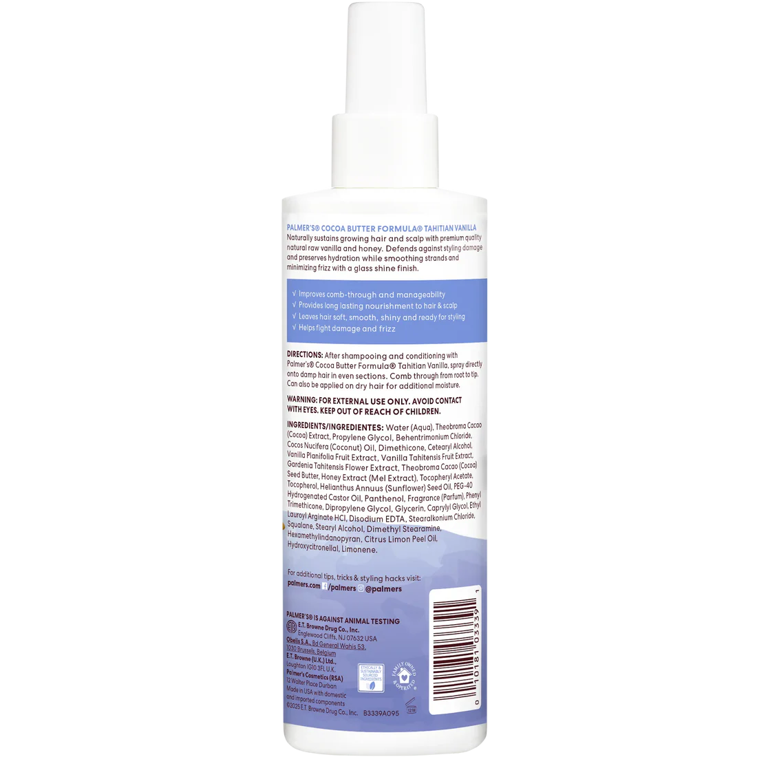 Palmers Tahitian Vanilla Leave-In Conditioner