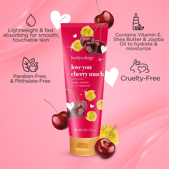 Bodycology Love You Cherry Much Shea Butter Body Cream 8oz