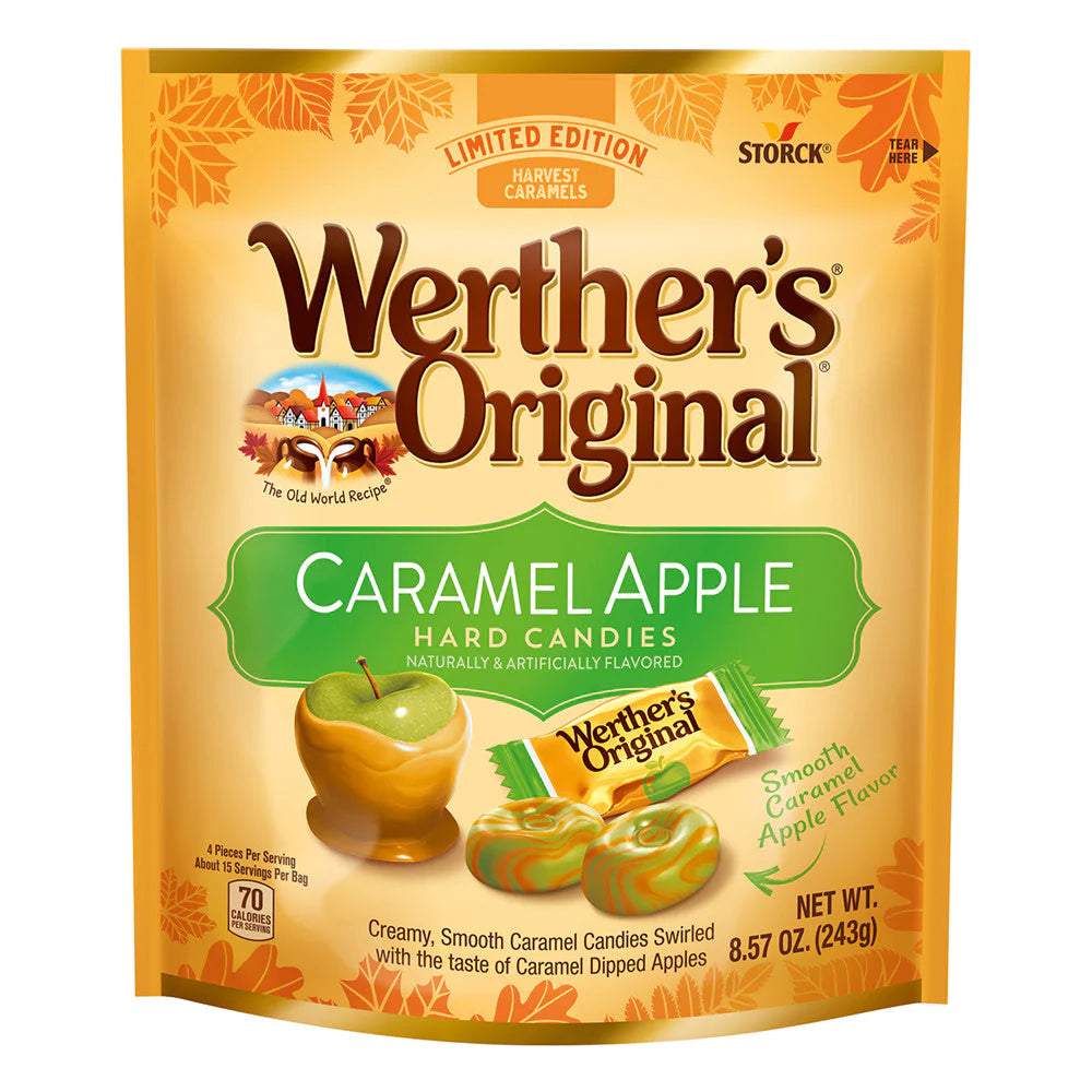Werther's Original Harvest Caramels Hard Candy Caramel Apple