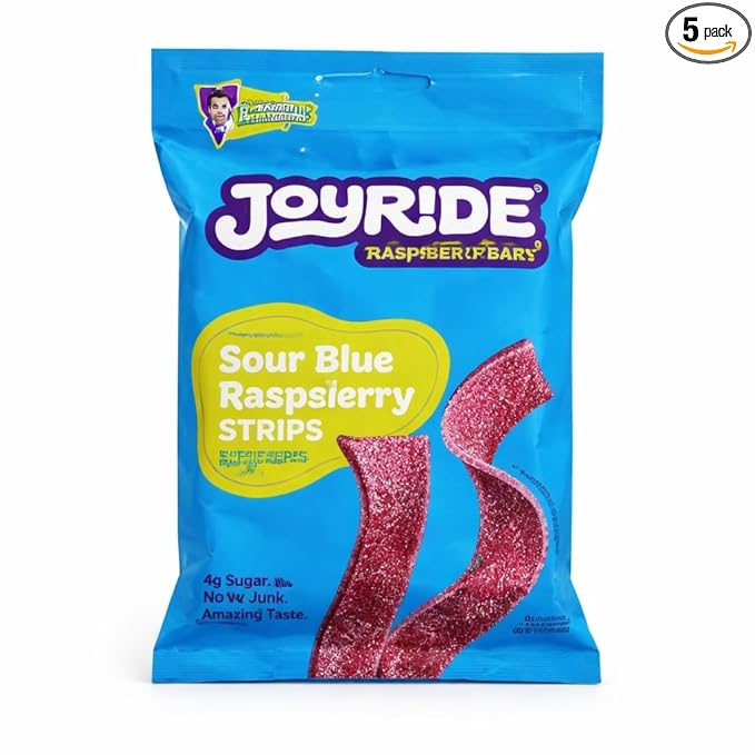 Joyride Sour Blue Raspberry Strips