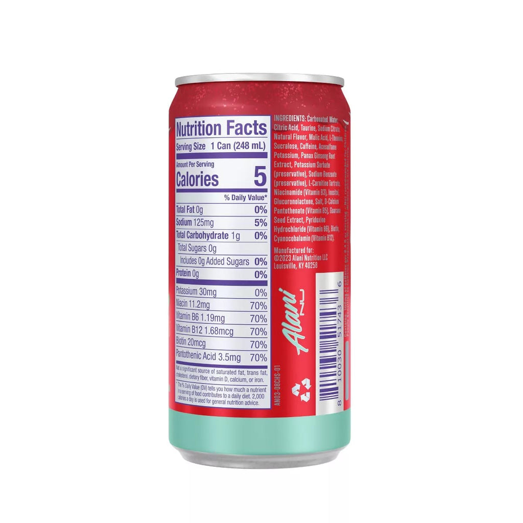 Alani Cherry Slush Energy Drink 4pk Mini