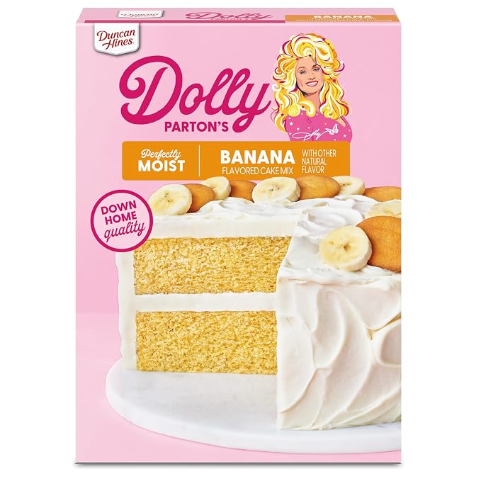Duncan Hines Dolly Parton's Banana Flavored Cake Mix