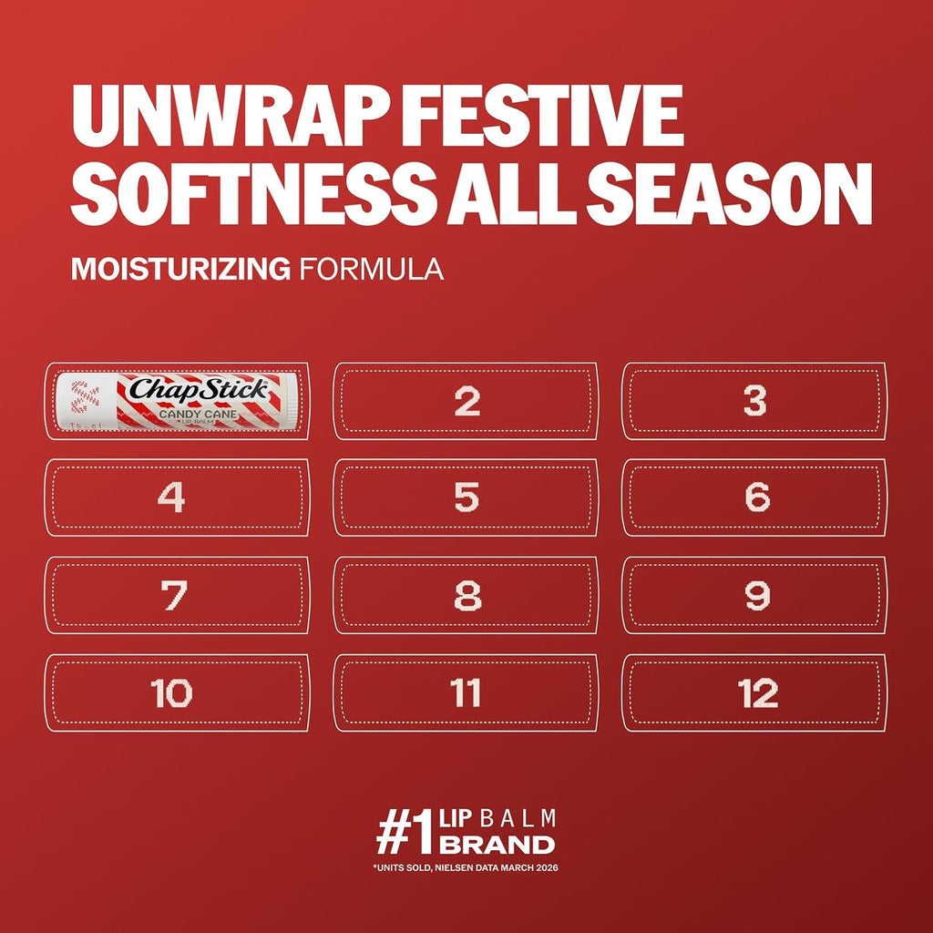 Chapstick Advent Calendar - 12 Pack