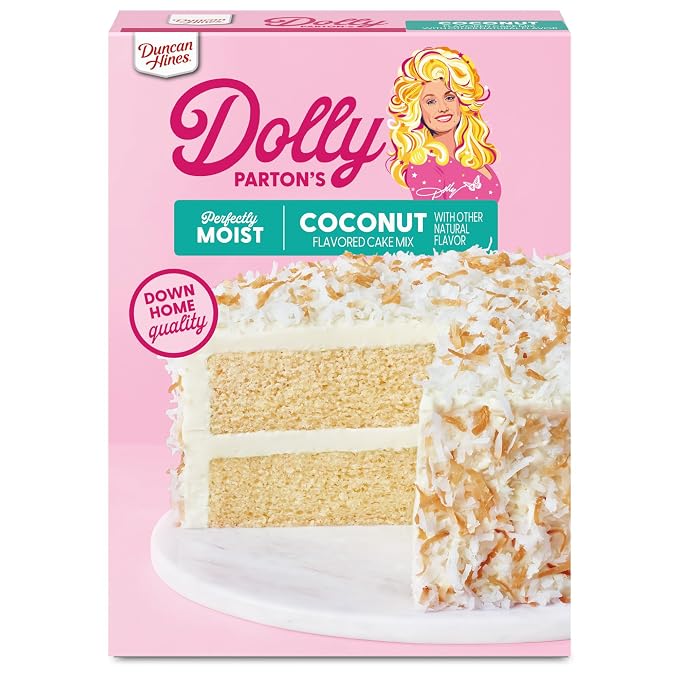 Duncan Hines Dolly Parton's Coconut Flavored Cake Mix