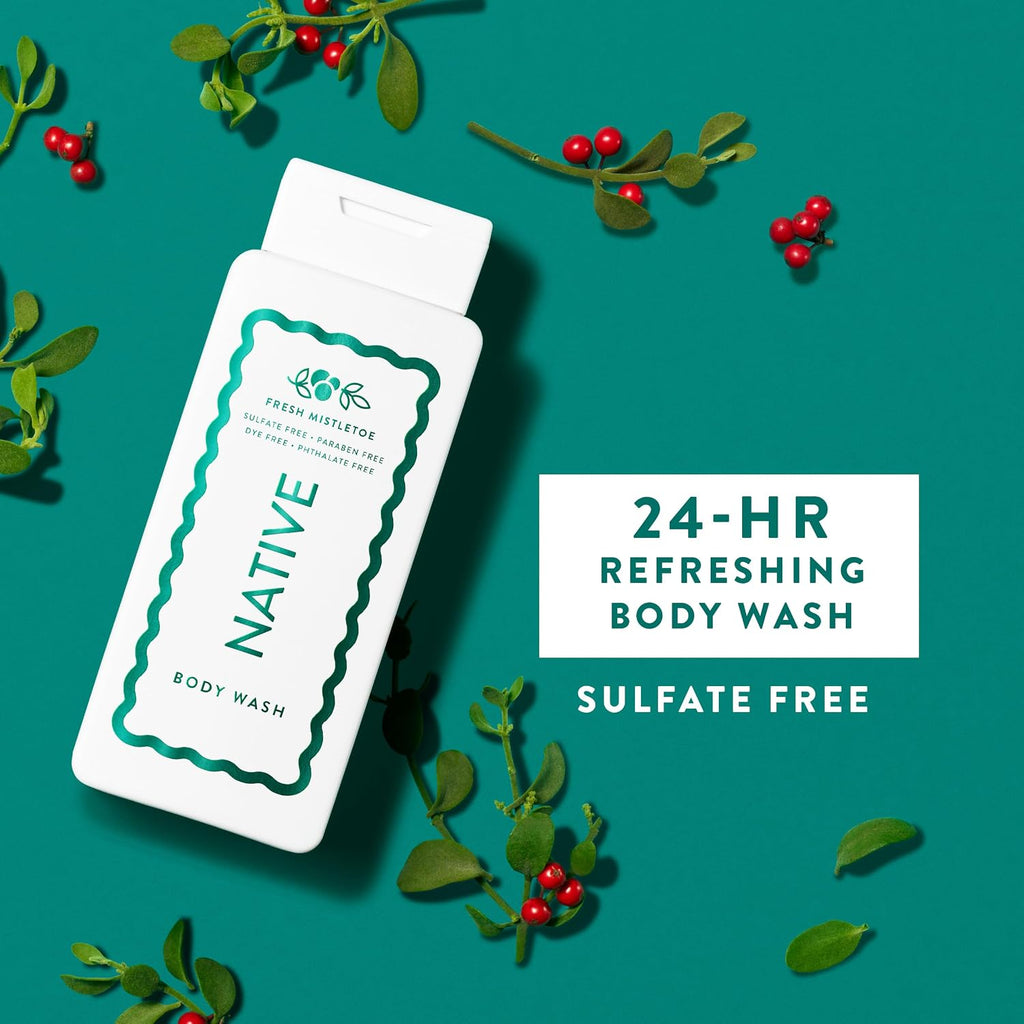 Native Body Wash Fresh Mistletoe
