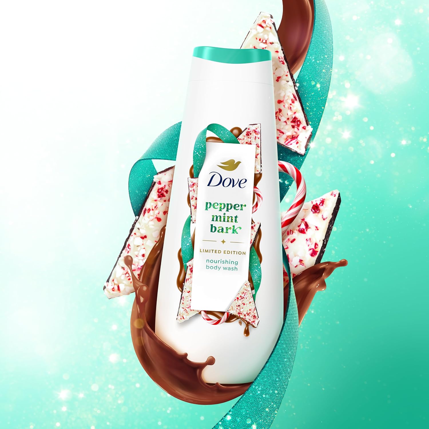 Dove Peppermint Bark Body Wash 20 fl oz