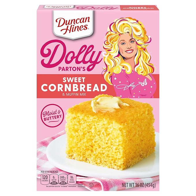 Duncan Hines Dolly Parton's Sweet Cornbread & Muffin Mix