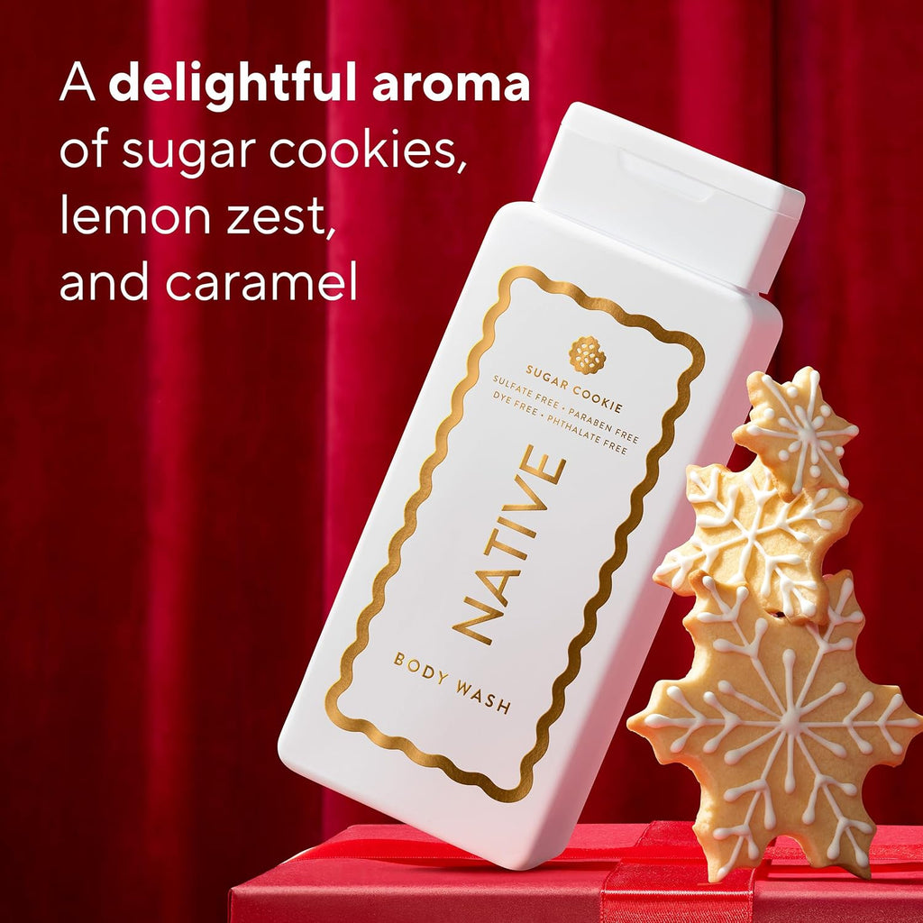 Native Body Wash, Holiday Edition, Sugar Cookie Scent