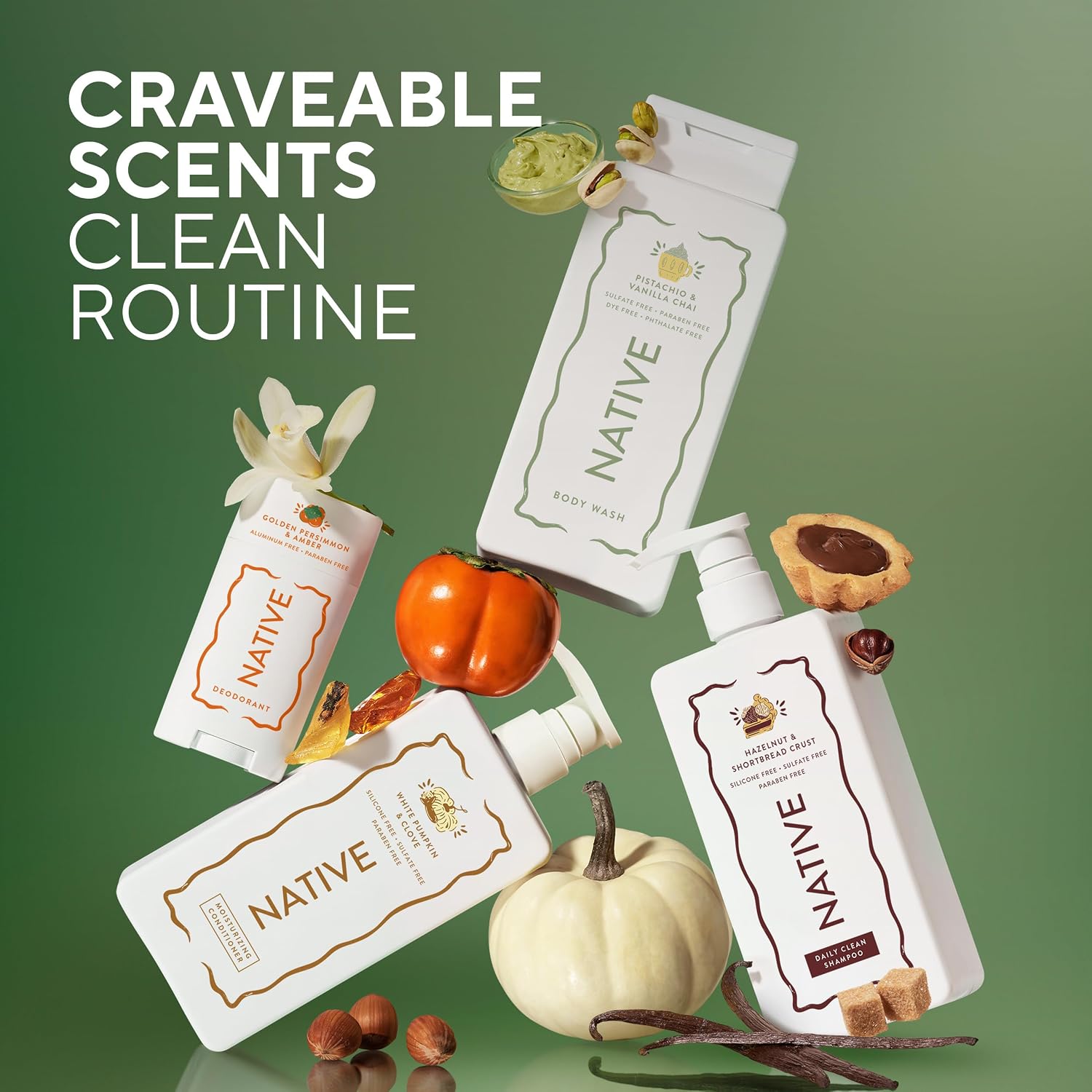 Native Body Wash, Hazelnut & Shortbread Crust