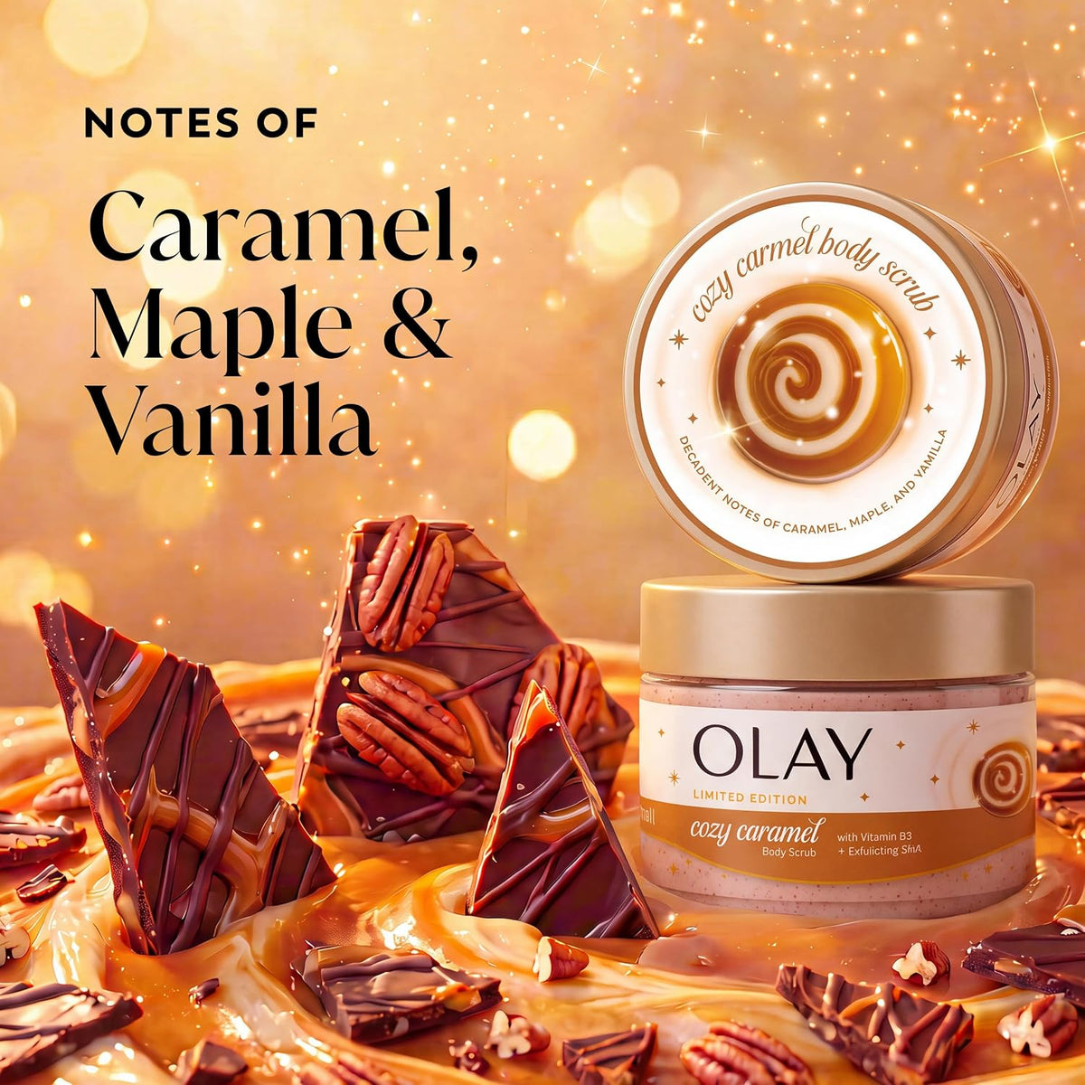 Olay Cozy Caramel Body Scrub