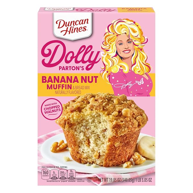 Duncan Hines Dolly Parton's Banana Nut Flavored Muffin & Bread Mix