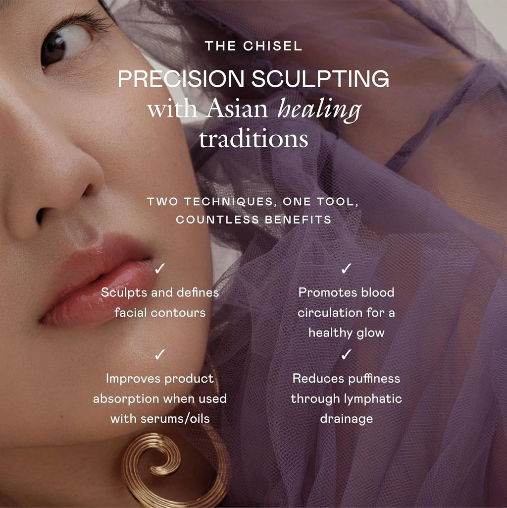 EADEM The Chisel Gua Sha & Jade Facial Sculptor