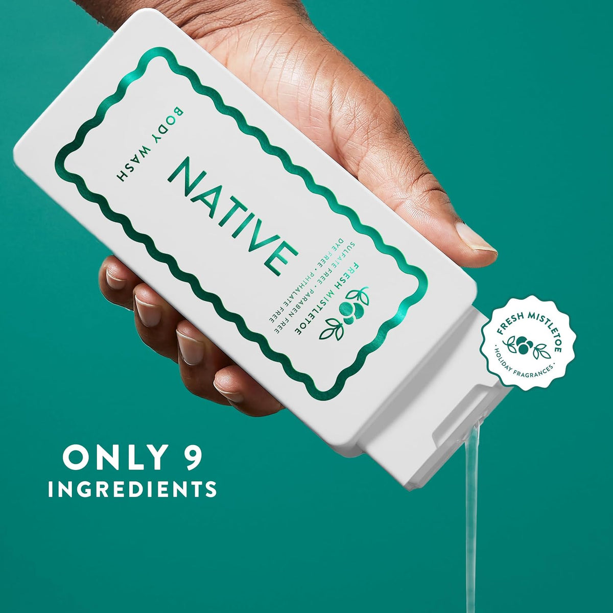 Native Body Wash Fresh Mistletoe