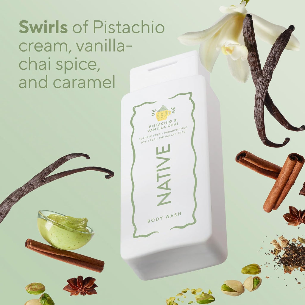 Native Body Wash, Pistachio & Vanilla Chai