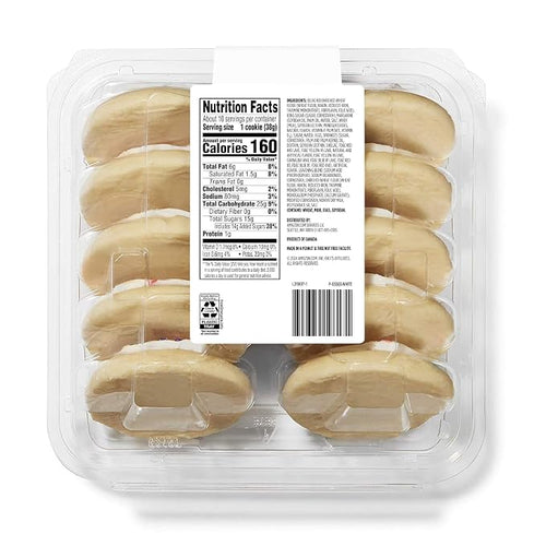 Amazon Grocery White Frosted Sugar Cookies