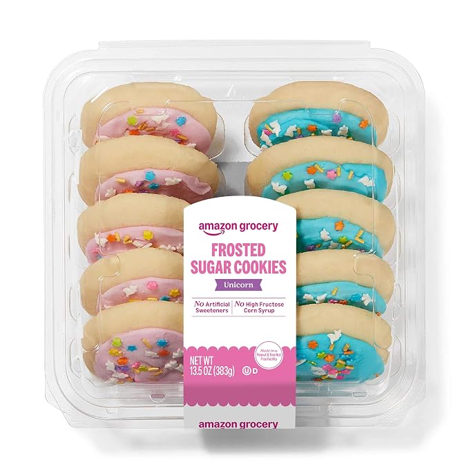 Amazon Grocery Unicorn Frosted Sugar Cookies
