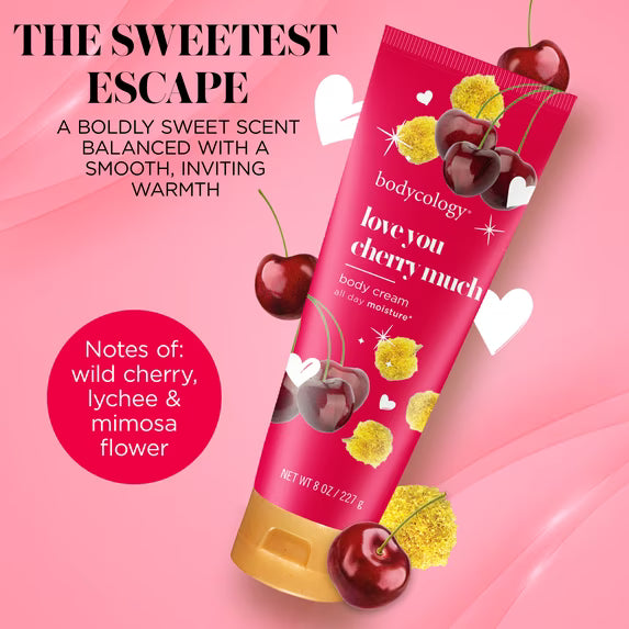 Bodycology Love You Cherry Much Shea Butter Body Cream 8oz