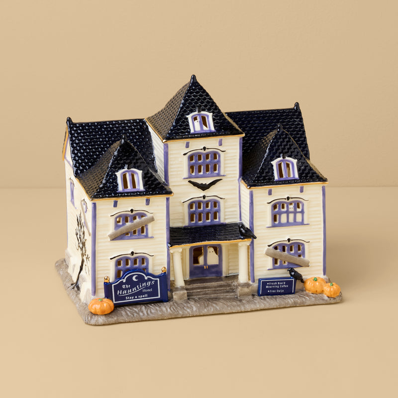 Vintage Halloween Hotel Lit Figurine