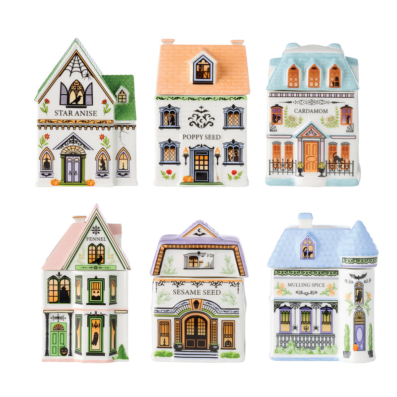 Lenox Spice Village 6-Piece Halloween Set