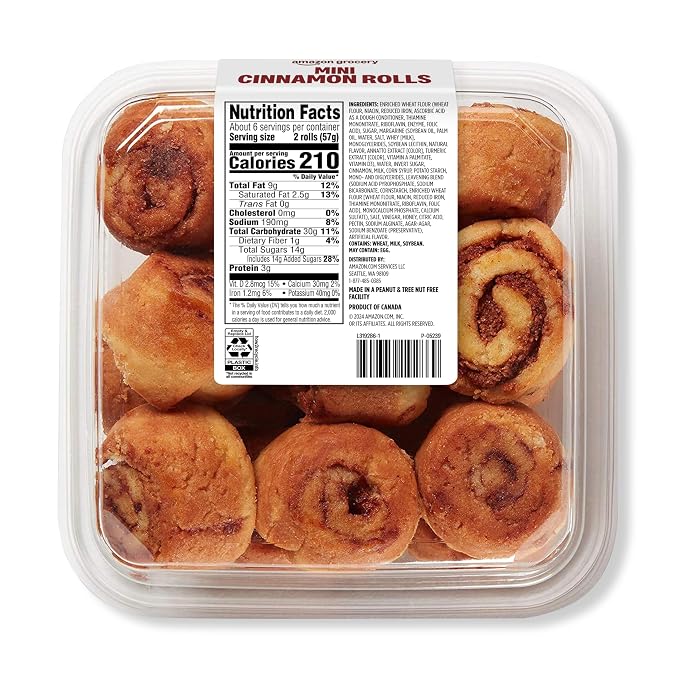 Amazon Grocery Mini Cinnamon Rolls