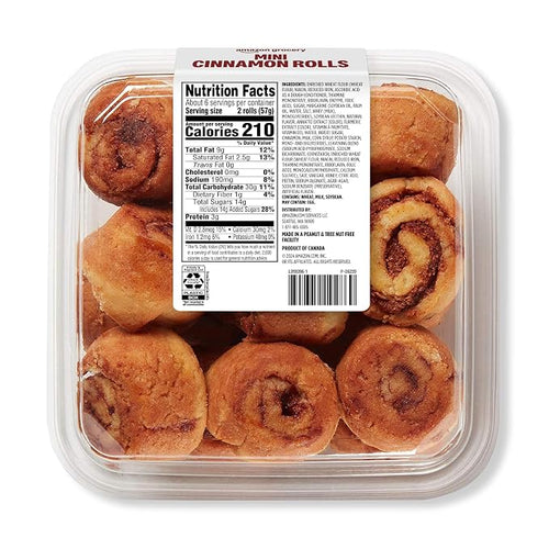 Amazon Grocery Mini Cinnamon Rolls