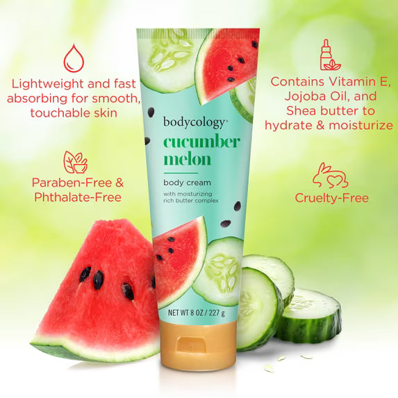 Bodycology Cucumber Melon Shea Butter Body Cream 8oz