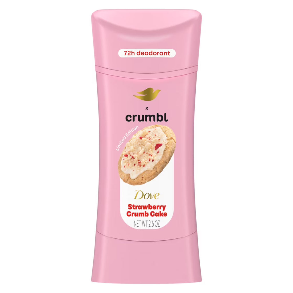 Dove Crumbl Limited Edtion Deodorant Stick Strawberry Crumb Cake