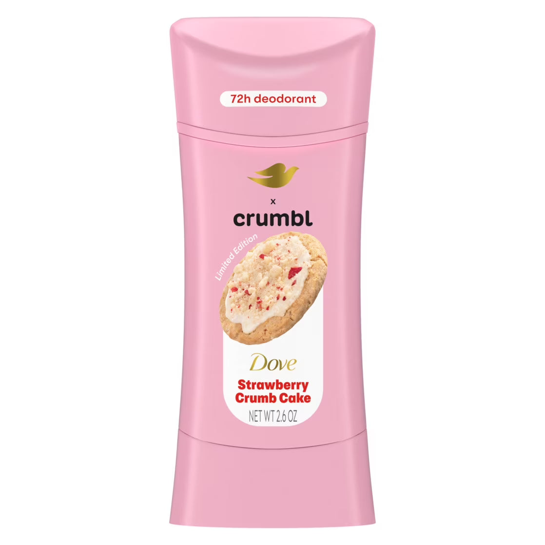 Dove Crumbl Limited Edtion Deodorant Stick Strawberry Crumb Cake