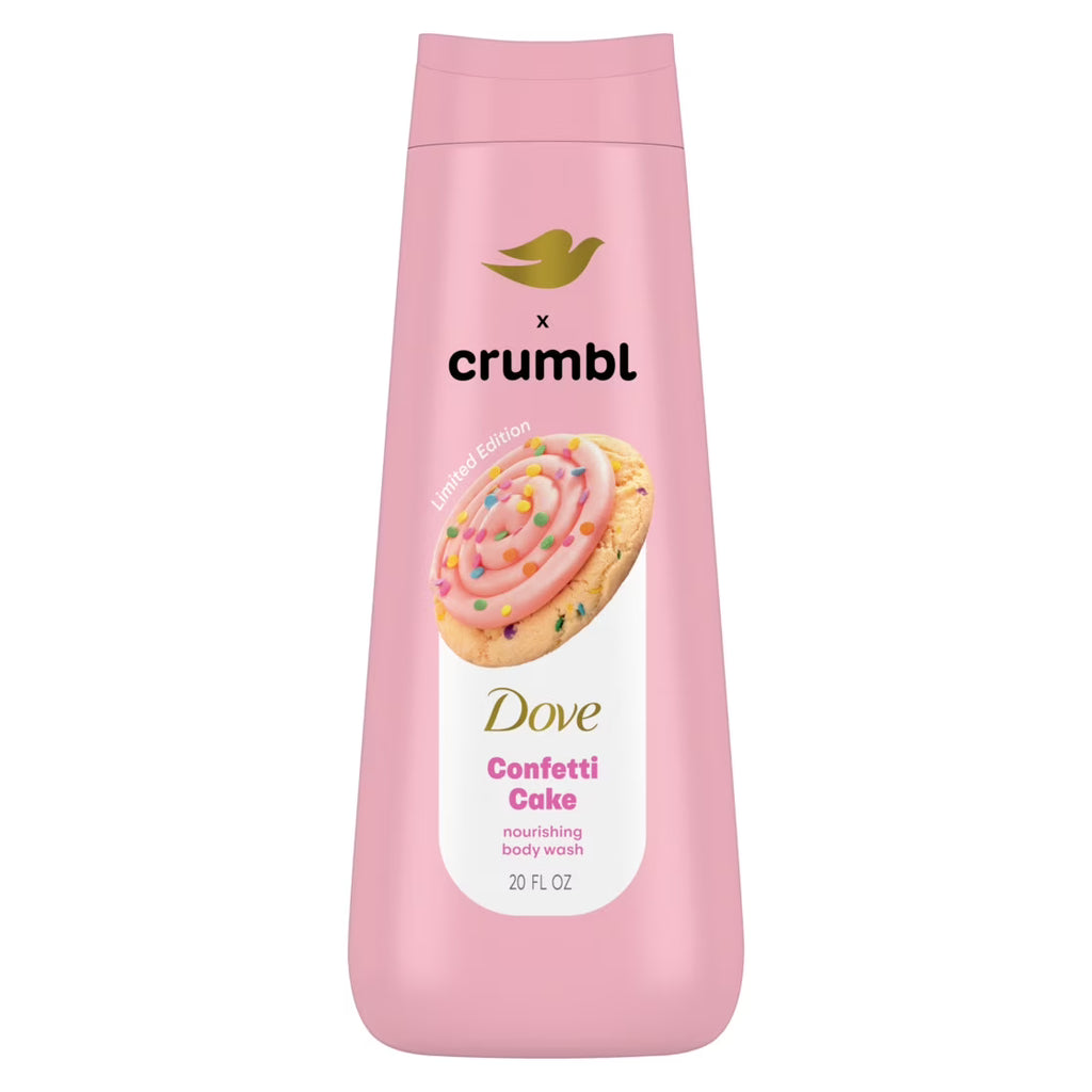 Dove Crumbl Limited Edtion Body Wash Confetti Cake