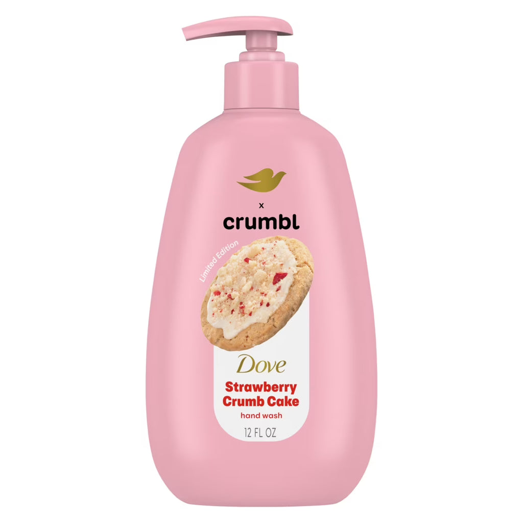 Dove Crumbl Limited Edtion Liquid Hand Soap Strawberry Crumb Cake