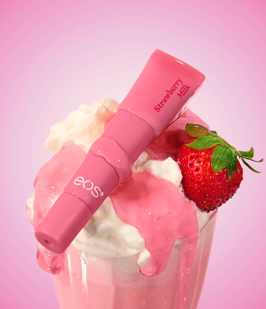 EOS Dewy Lip Shine - Strawberry Milk