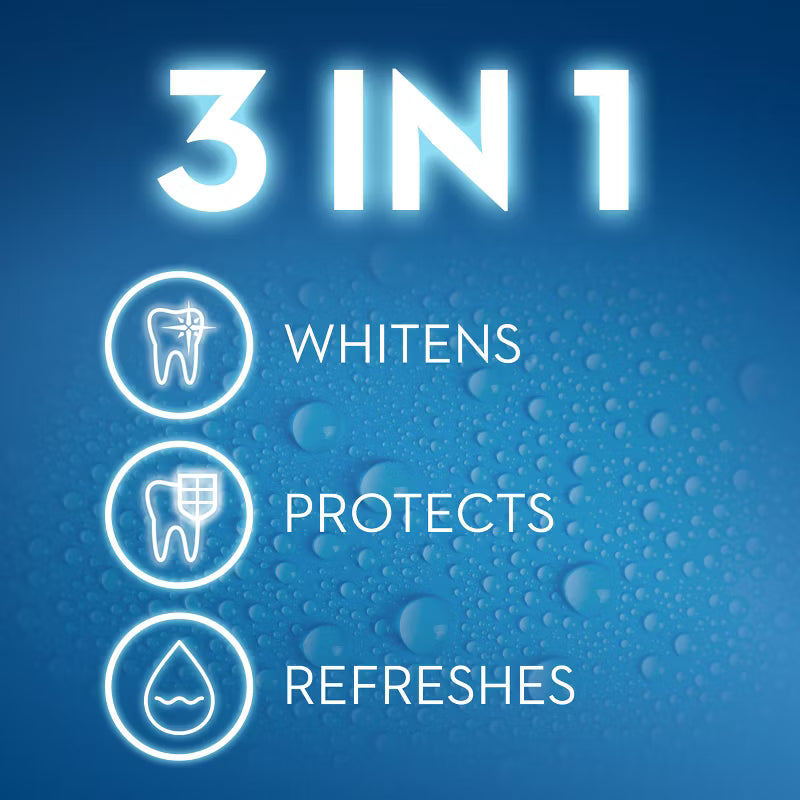 Crest Complete Plus Scope 3-In-1 Fluoride Whitening Liquid Gel Toothpaste 4.6 oz
