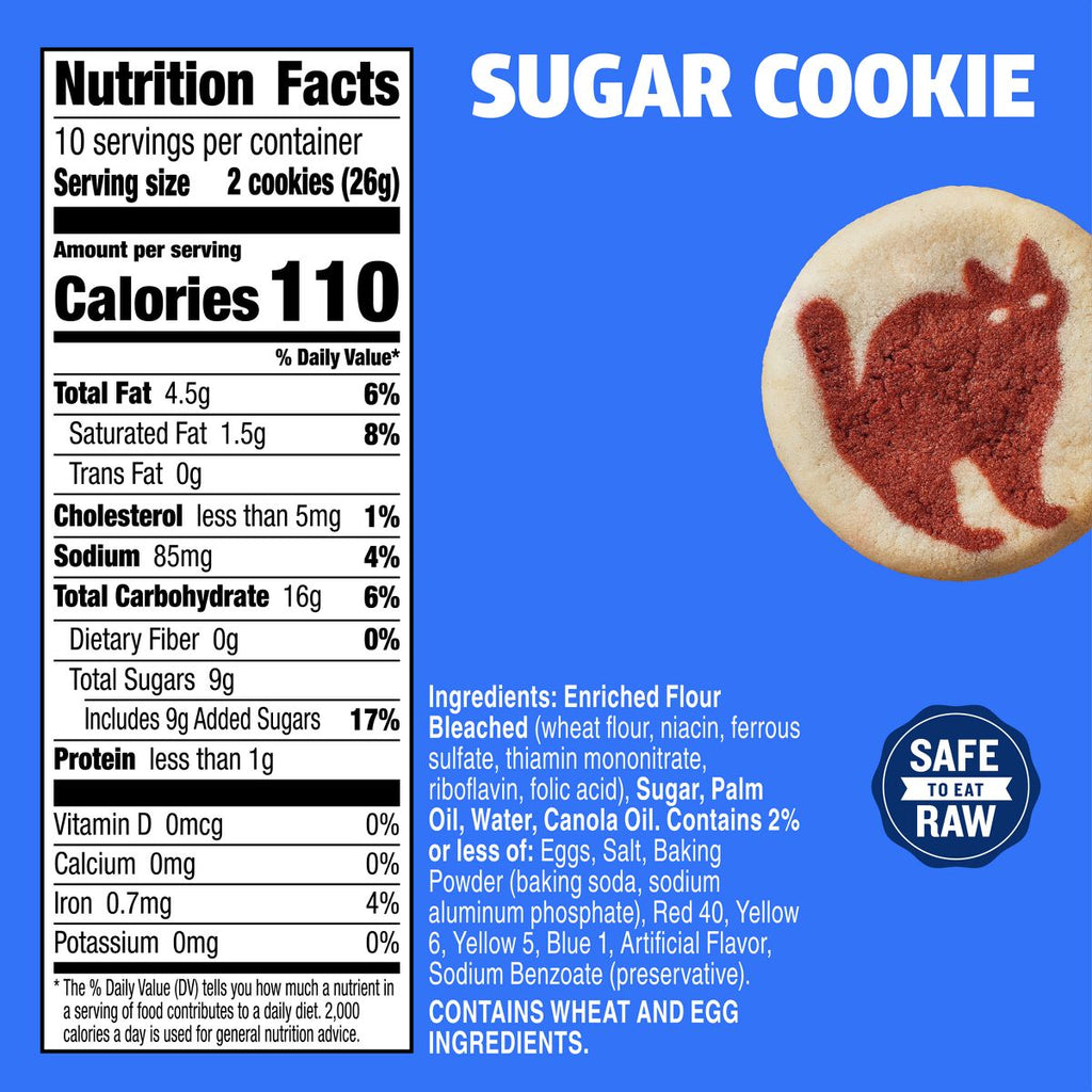Pillsbury Spooky Cat Shape Cookies - 9.1oz/20ct
