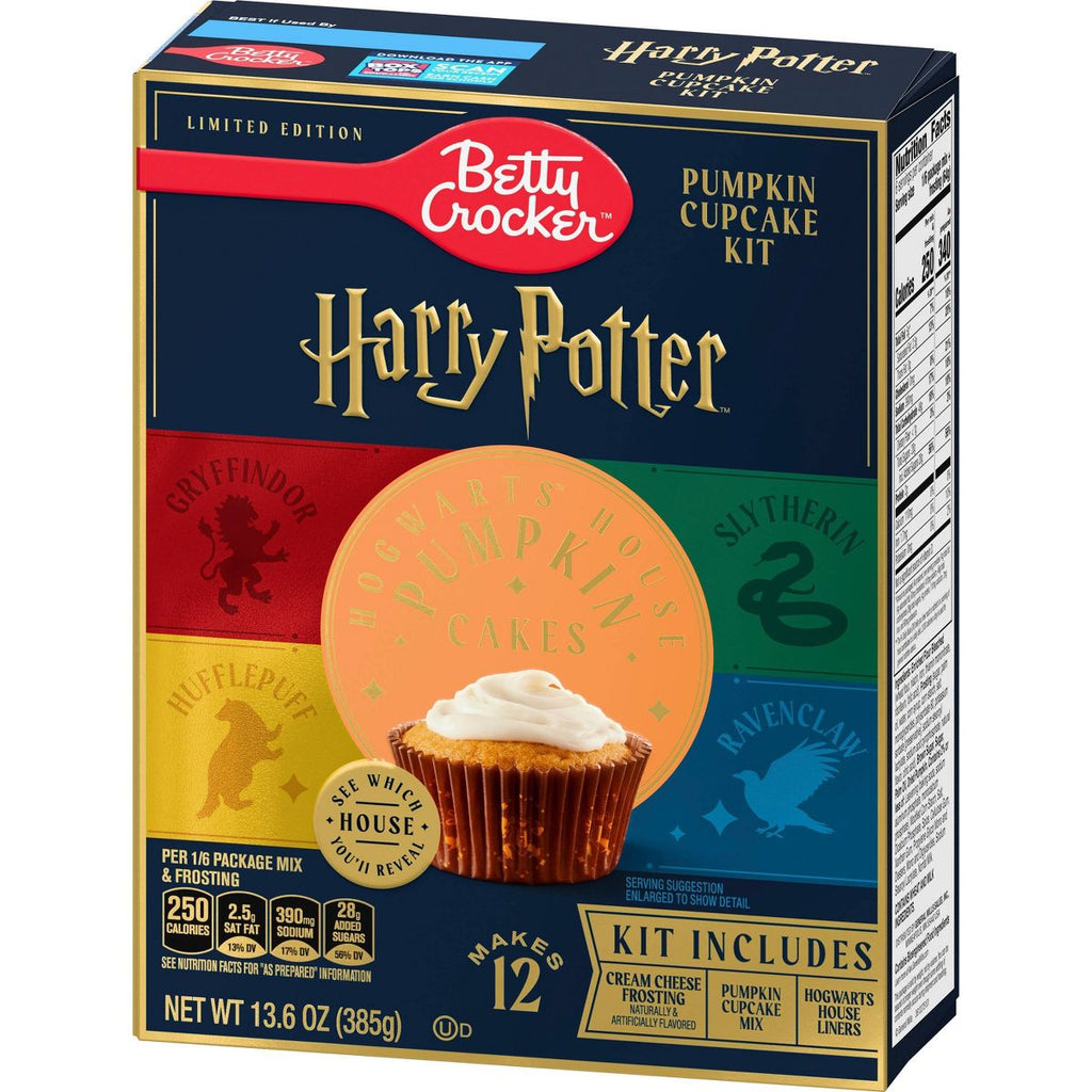 Betty Crocker Harry Potter Halloween Hogwarts House Pumpkin Cake Mix - 13.6oz
