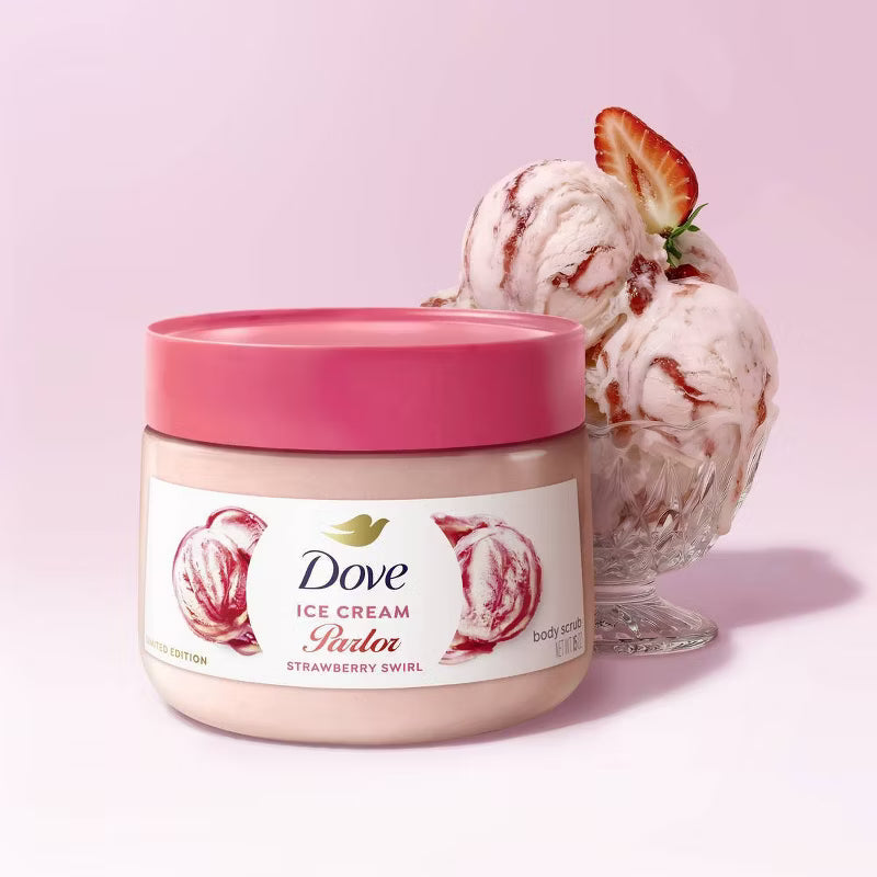 Dove Beauty Strawberry Swirl Body Scrub 15oz