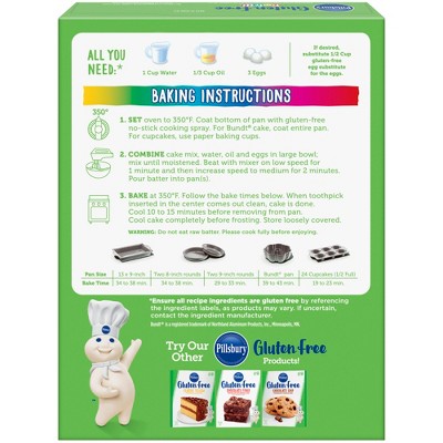 Pillsbury Gluten Free Funfetti Cake Mix with Candy Bits - 17oz