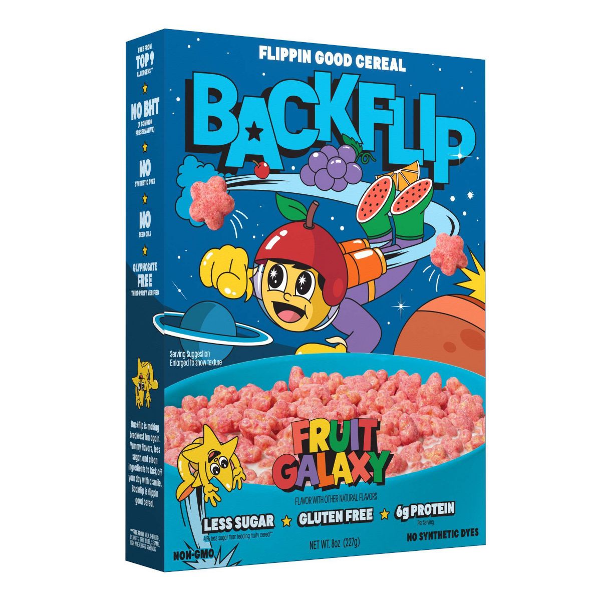 Backflip Fruit Galaxy Breakfast Cereal - 8oz