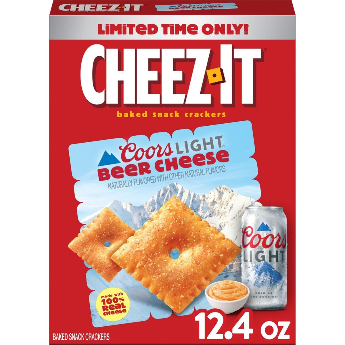 Cheez-It Beer Cheese Baked Snack Crackers - 12.4oz