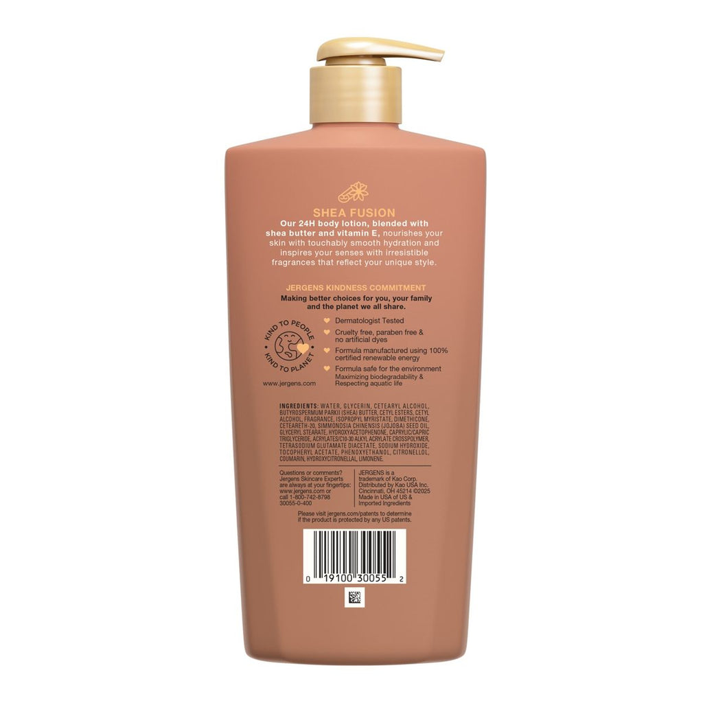 Jergens Shea Fusion Warm Amber Scented Body Lotion - 14 fl oz