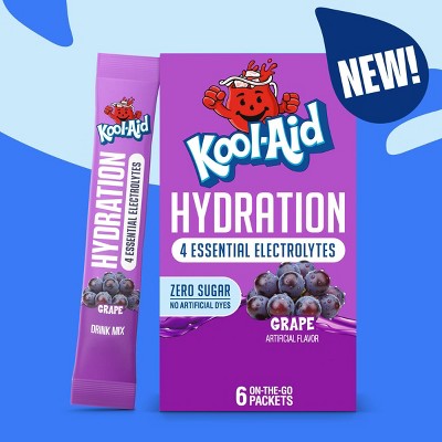 Kool-Aid Hydrate OTG Grape - 1.32oz/12ct