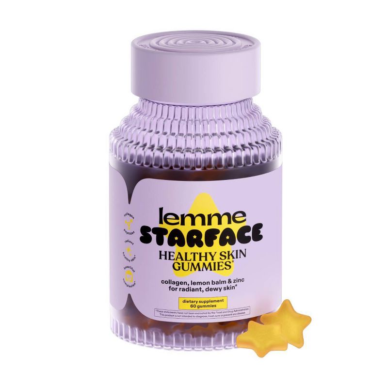Lemme Starface Healthy Skin Gummies Lemon Flavor 60ct