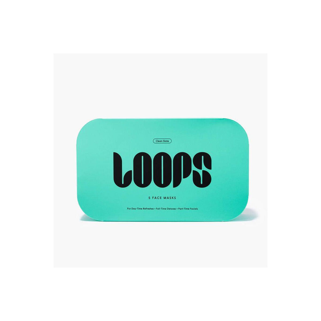 LOOPS Clean Slate Facial Mask - 5ct/5.29oz