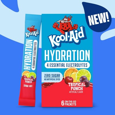 Kool-Aid Hydrate OTG Tropical Punch - 1.32oz/12ct