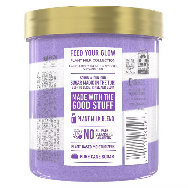 Dove Beauty Body Sugar Scrub - Rice Milk & Velvet Acai