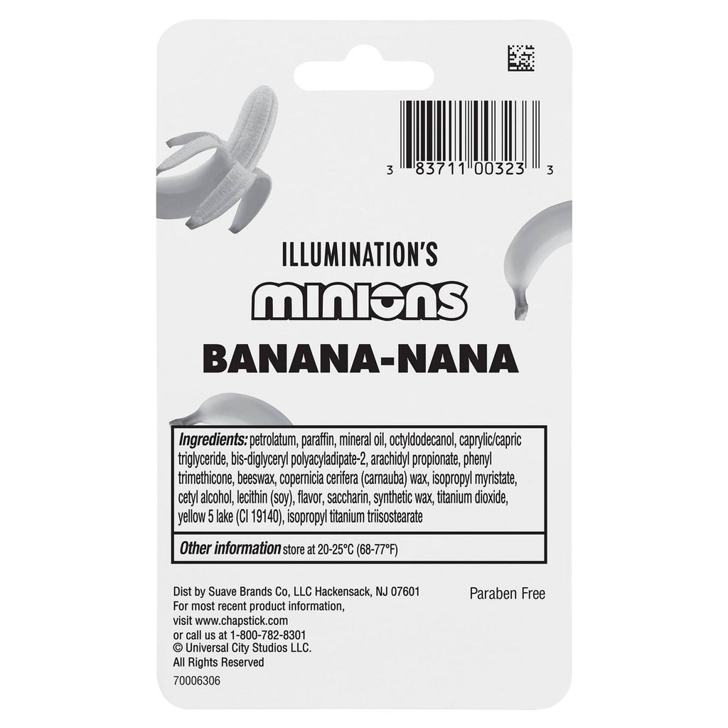 Chapstick Minions Banana Lip Balm 3-Pack